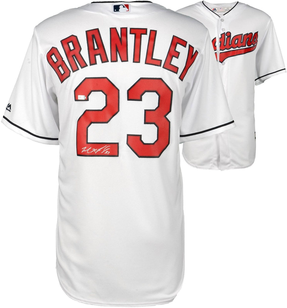 Michael Brantley Signed Autographed Cleveland Indians Baseball Jersey –  Sterling Autographs