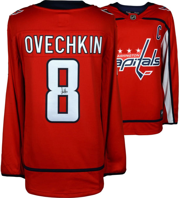 Alex Ovechkin Signed Autographed Washington Capitals Hockey Jersey (Fanatics COA)