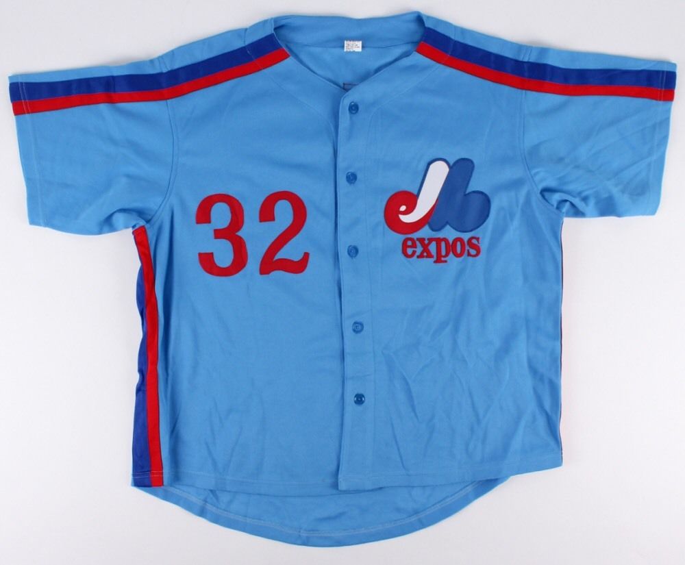 Dennis Martinez Signed Autographed Montreal Expos Baseball Jersey