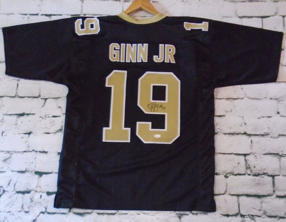 Ted Ginn Jr. Signed Autographed New Orleans Saints Football Jersey (JSA COA)