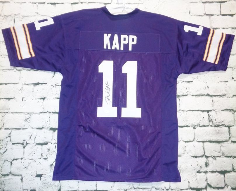 Joe Kapp Signed Vikings Jersey (JSA) NFL Champ 1969 / 7 TD Passes 1 Game /  #12