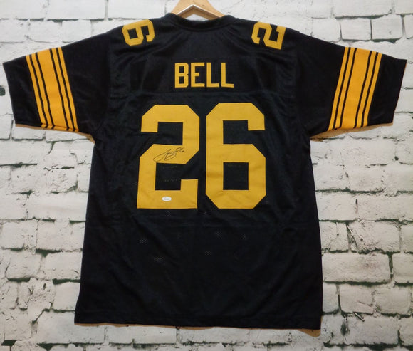 Le'Veon Bell Signed Autographed Pittsburgh Steelers Rush Football Jersey (JSA COA)