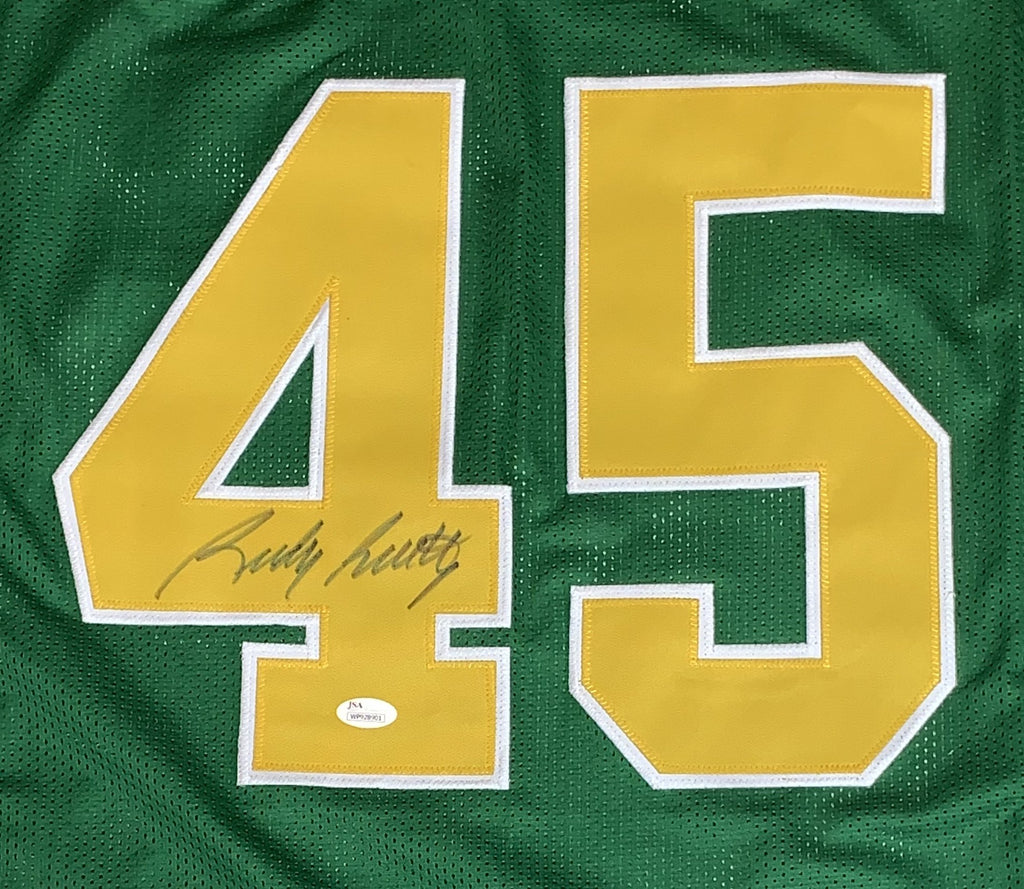 Rudy Ruettiger Signed Notre Dame Fighting Irish Jersey (JSA COA) An Ir –