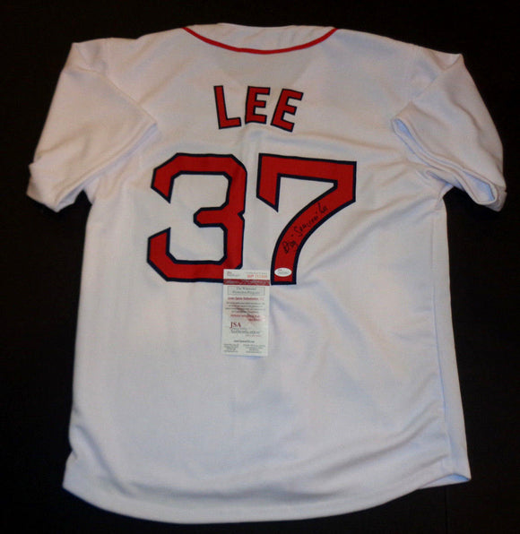 Bill 'The Spaceman' Lee Signed Autographed Boston Red Sox Baseball Jersey (JSA COA)