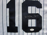 Whitey Ford Signed Autographed New York Yankees Baseball Jersey (JSA COA)