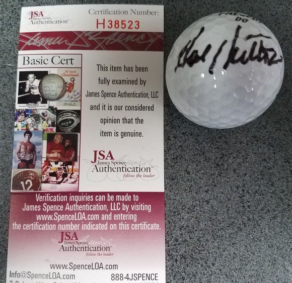 Hal Sutton Signed Autographed PGA Golf Ball (JSA COA)