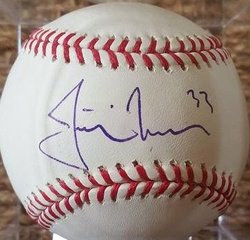 Justin Morneau Signed Autographed Official Major League OML Baseball (SA COA)