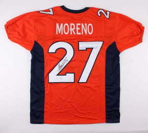 Knowshon Moreno Signed Autographed Denver Broncos Football Jersey (JSA COA)