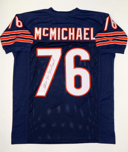 Steve McMichael Signed Autographed Chicago Bears Football Jersey (JSA COA)
