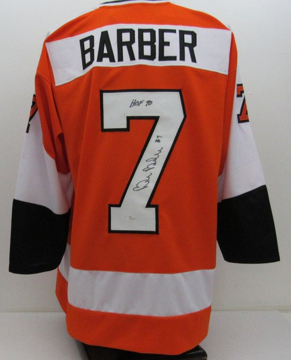 Bill Barber Signed Autographed Philadelphia Flyers Hockey Jersey (JSA COA)