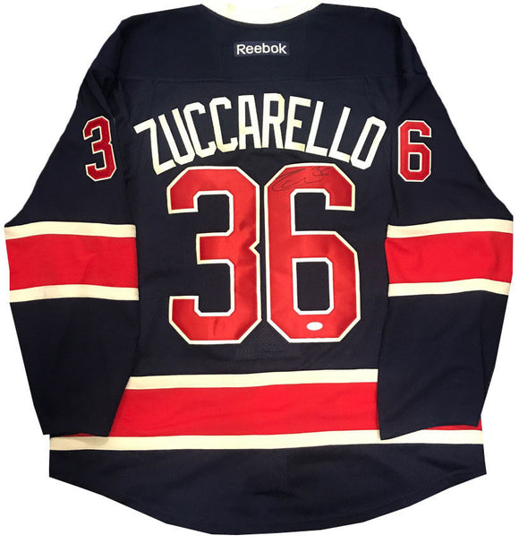 Mats Zuccarello Signed Autographed New York Rangers Hockey Jersey (JSA COA)