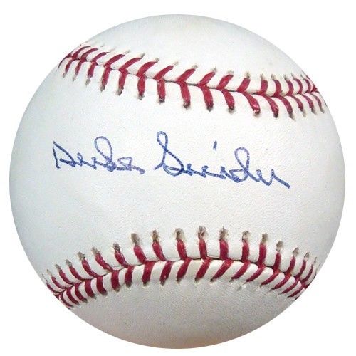 Duke Snider Signed Autographed Official Major League (OML) Baseball - PSA/DNA COA