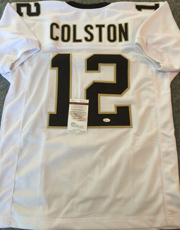 Marques Colston Signed Autographed New Orleans Saints Football Jersey (JSA COA)