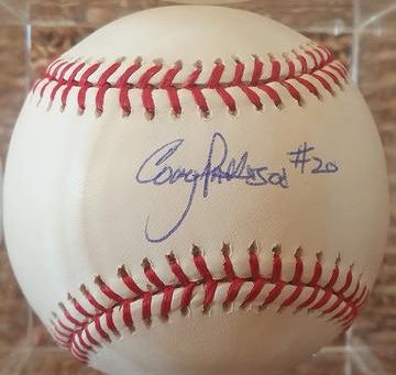 Corey Patterson Signed Autographed Official Major League OML Baseball (SA COA)
