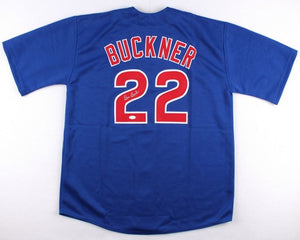 Bill Buckner Signed Autographed Chicago Cubs Baseball Jersey (JSA COA)