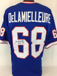 Joe DeLamielleure Signed Autographed Buffalo Bills Football Jersey (JSA COA)