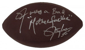 Lawrence Taylor Signed Autographed "I Was a Bad MF'er" Full-Sized NFL Football (ASI COA)