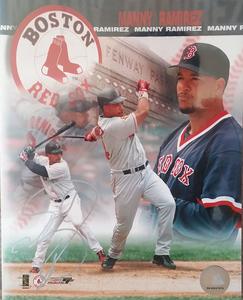 Manny Ramirez Signed Autographed Glossy 8x10 Photo Boston Red Sox (SA COA)