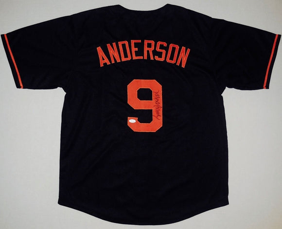 Brady Anderson Signed Autographed Baltimore Orioles Baseball Jersey (JSA COA)