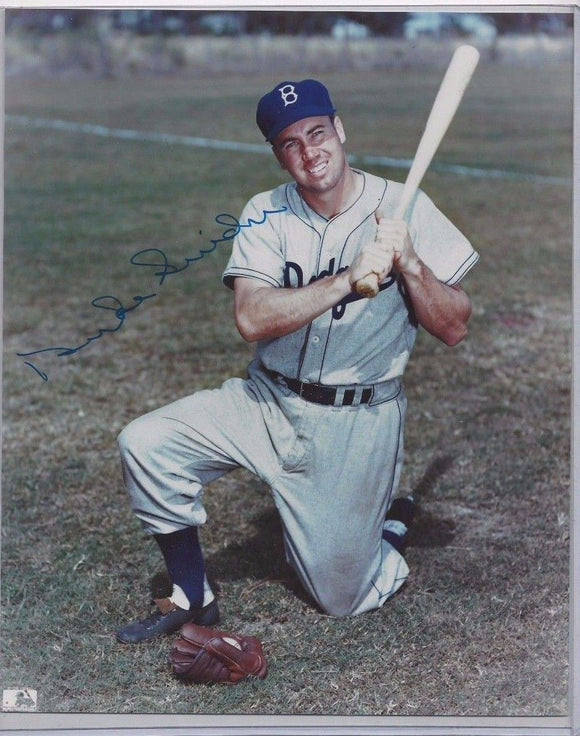 Duke Snider Signed Autographed Glossy 8x10 Photo Brooklyn Dodgers (PSA/DNA COA)