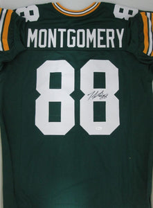 Ty Montgomery Signed Autographed Green Bay Packers Football Jersey (JSA COA)