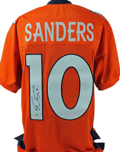 Emmanuel Sanders Signed Autographed Denver Broncos Football Jersey (PSA/DNA COA)