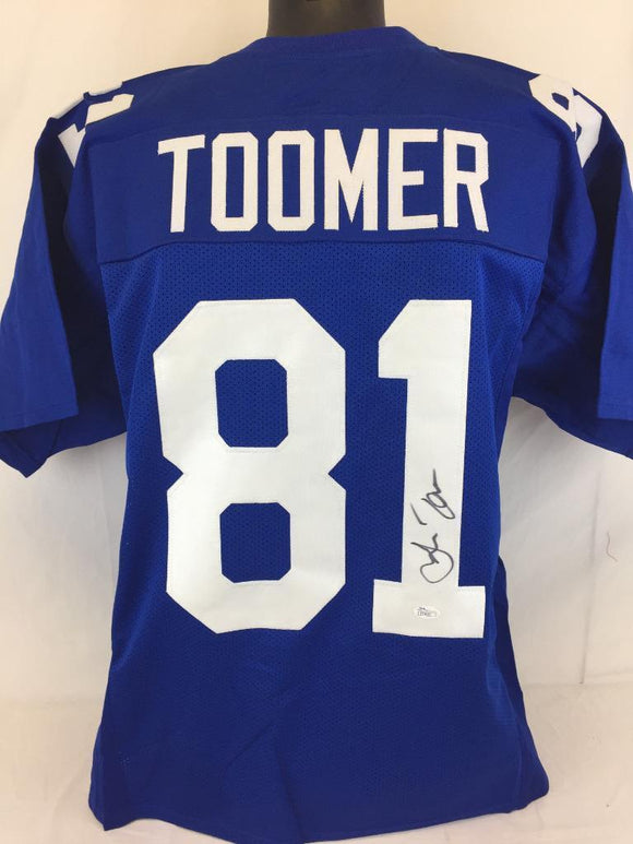 Amani Toomer Signed Autographed New York Giants Football Jersey (JSA COA)