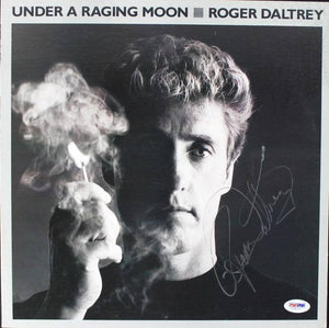 Roger Daltrey Signed Autographed "Under a Raging Moon" Record Album (PSA/DNA COA)