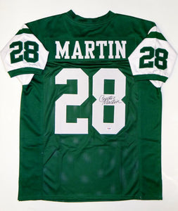 Curtis Martin Signed Autographed New York Jets Football Jersey (JSA COA)