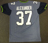 Shaun Alexander Signed Autographed Seattle Seahawks Football Jersey (JSA COA)