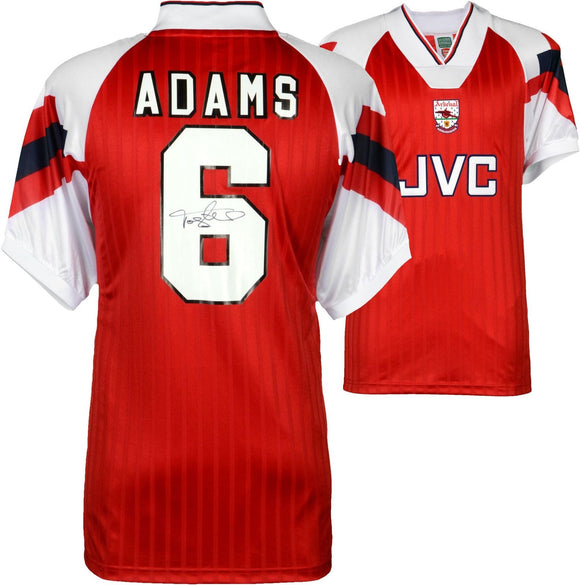 Tony Adams Signed Autographed Arsenal Soccer Jersey (Fanatics COA)