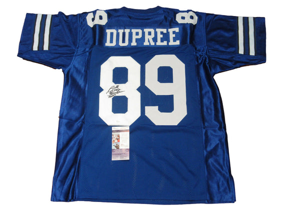 Billy Joe Dupree Signed Autographed Dallas Cowboys Football Jersey (JSA COA)