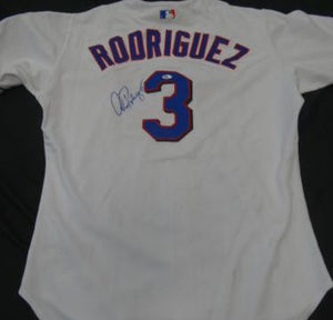 Alex Rodriguez Signed Autographed Texas Rangers Baseball Jersey (PSA/DNA COA)