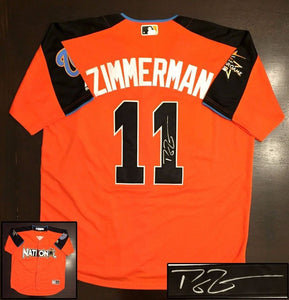 Ryan Zimmerman Autographed Jersey Washington Nationals