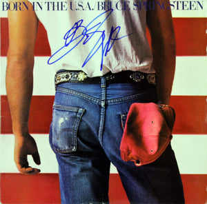 Bruce Springsteen Signed Autographed "Born in the USA" Record Album (Beckett COA)