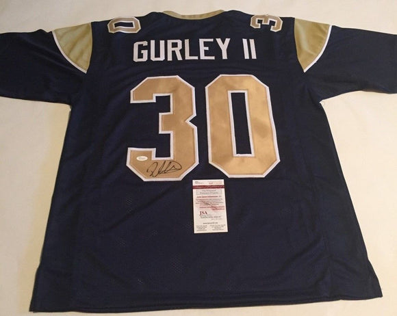 Todd Gurley Signed Autographed Los Angeles Rams Football Jersey (JSA COA)