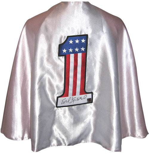 Evel Knievel Signed Autographed Full-Sized Evel Knievel Cape (ASI COA)