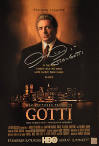 Armand Assante Signed Autographed "Gotti" 11x17 Movie Poster (ASI COA)