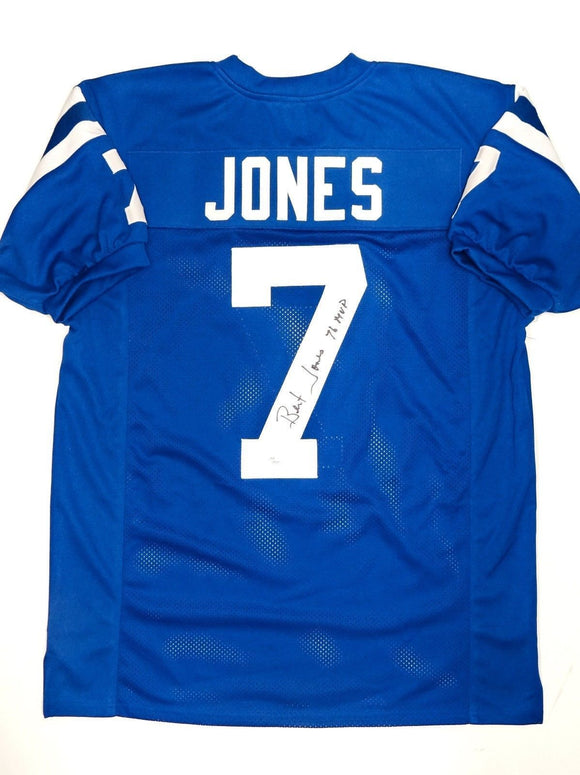 Bert Jones Signed Autographed Baltimore Colts Football Jersey (JSA COA)