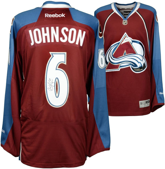 Erik Johnson Signed Autographed Colorado Avalanche Hockey Jersey (Fanatics COA)