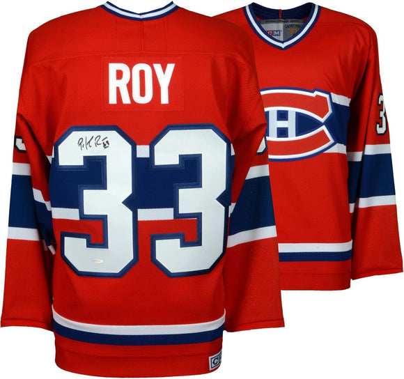 Patrick Roy Signed Autographed Montreal Canadiens Hockey Jersey (JSA COA)