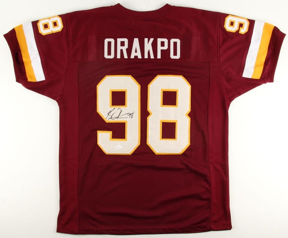 Brian Orakpo Signed Autographed Washington Redskins Football Jersey (JSA COA)