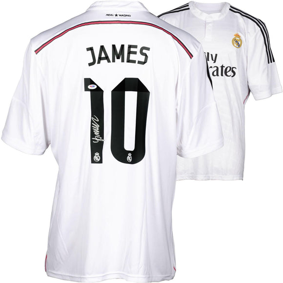 James Rodriguez Signed Autographed Real Madrid Soccer Jersey (PSA/DNA COA)
