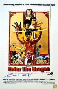 Bolo Yeung Signed Autographed "Enter The Dragon" 11x17 Movie Poster (ASI COA)