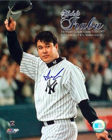 Hideki Irabu Signed Autographed Glossy 8x10 Photo New York Yankees (SA COA)