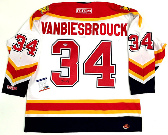 John Vanbiesbrouck Signed Autographed Florida Panthers Hockey Jersey (PSA/DNA COA)