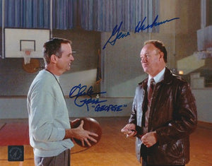 Gene Hackman & Chelcie Ross Signed Autographed "Hoosiers" Glossy 8x10 Photo (ASI COA)