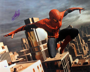Stan Lee Signed Autographed "Spider-Man" Glossy 16x20 Photo (PSA/DNA COA)