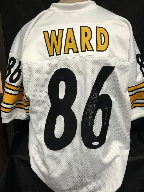 Hines Ward Signed Autographed Pittsburgh Steelers Football Jersey (JSA COA)