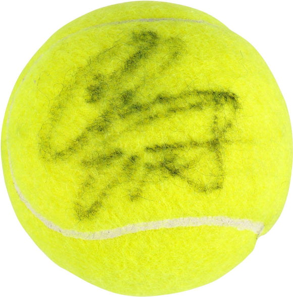 Chris Evert Signed Autographed Yellow Tennis Ball (Fanatics COA)